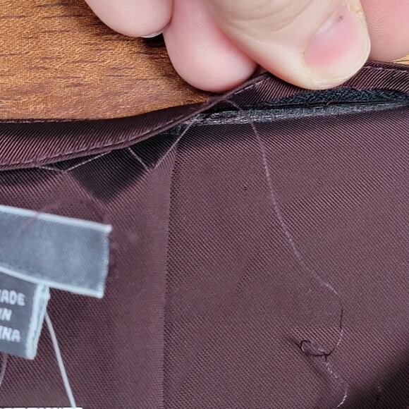 NWT Vince Burgundy Wool Blend Sheath Dress, Sz S - Picture 5 of 7